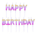 Rose/Gold Happy Birthday Candles