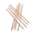 7" Pink/Gold Tall Candles