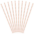 Pink Striped Straws